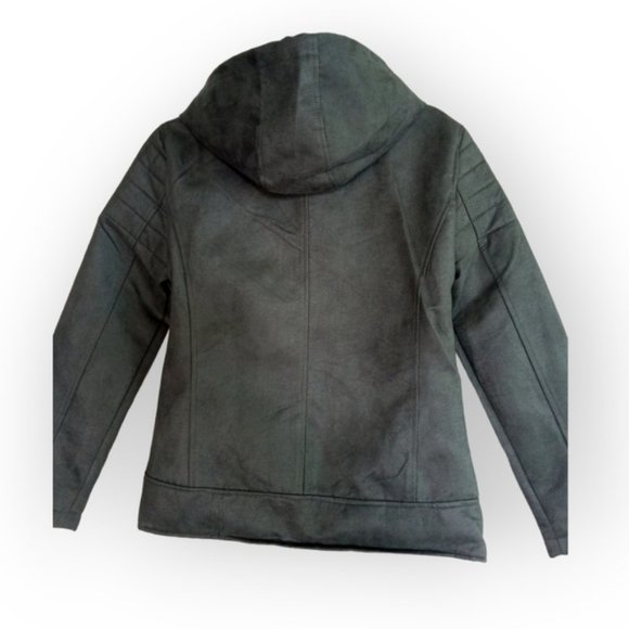 F collection Italian men jacket with hood medium nwt - Picture 3 of 8